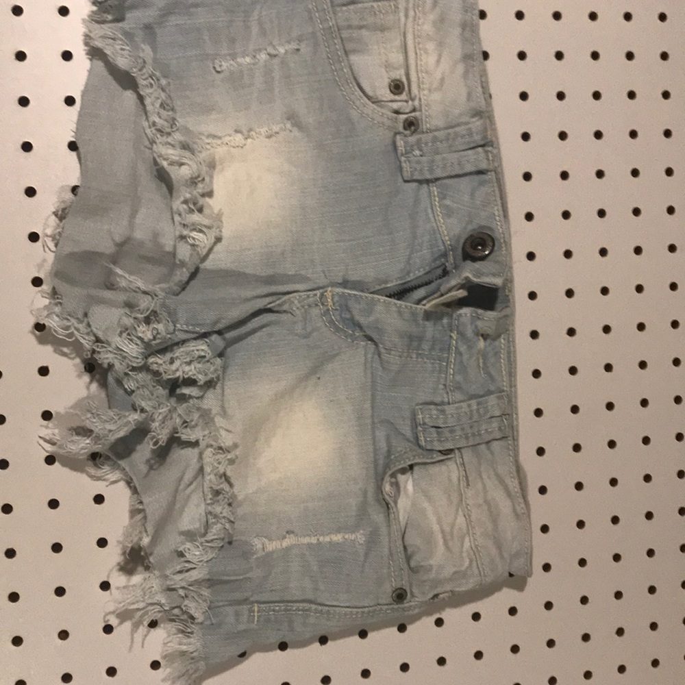 Lt wash Jean Shorts